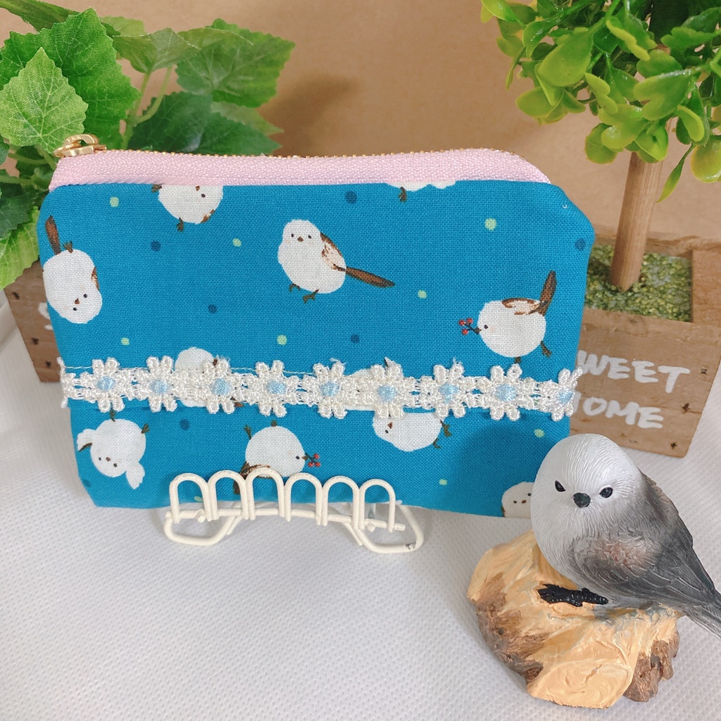 シマエナガ ポーチ付きポケットティッシュケース