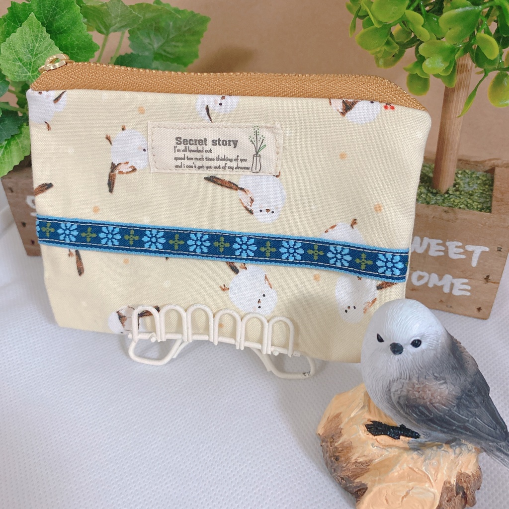 シマエナガ ポーチ付きポケットティッシュケース