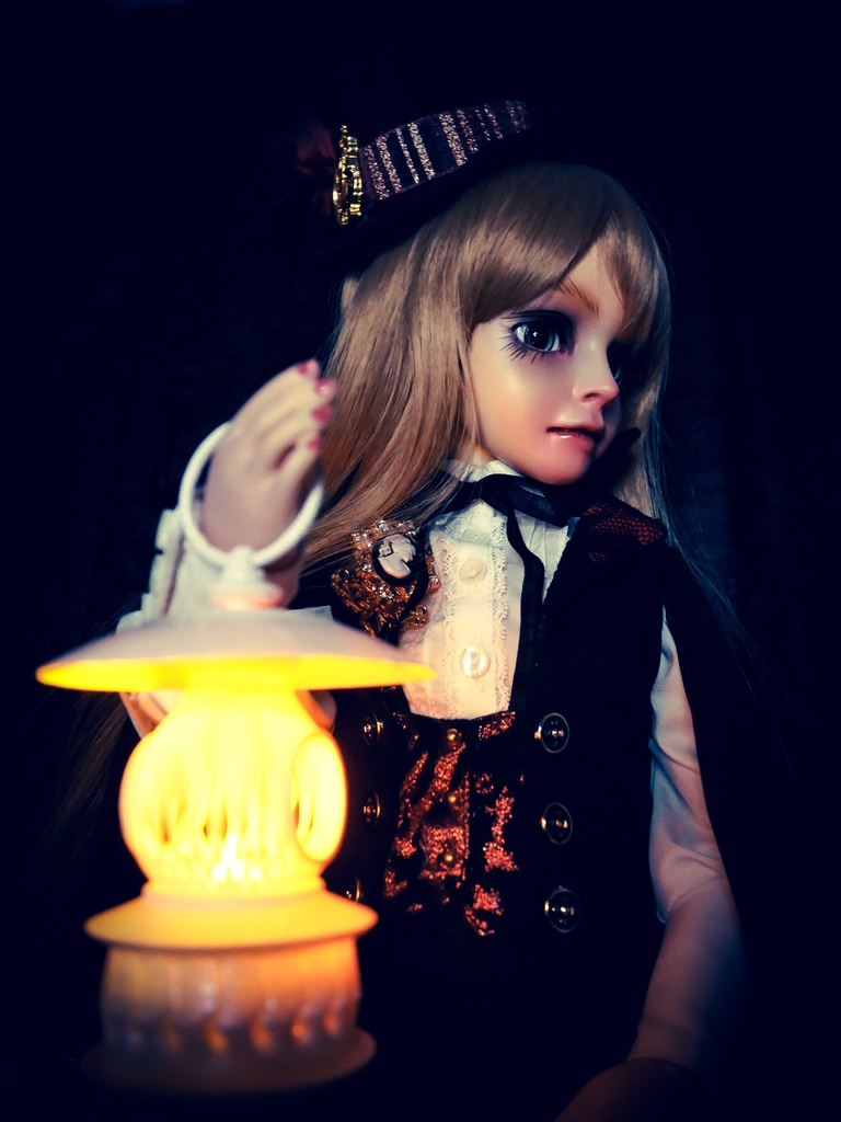 【終了】アンティーク調 ミニランタン(ホワイト)