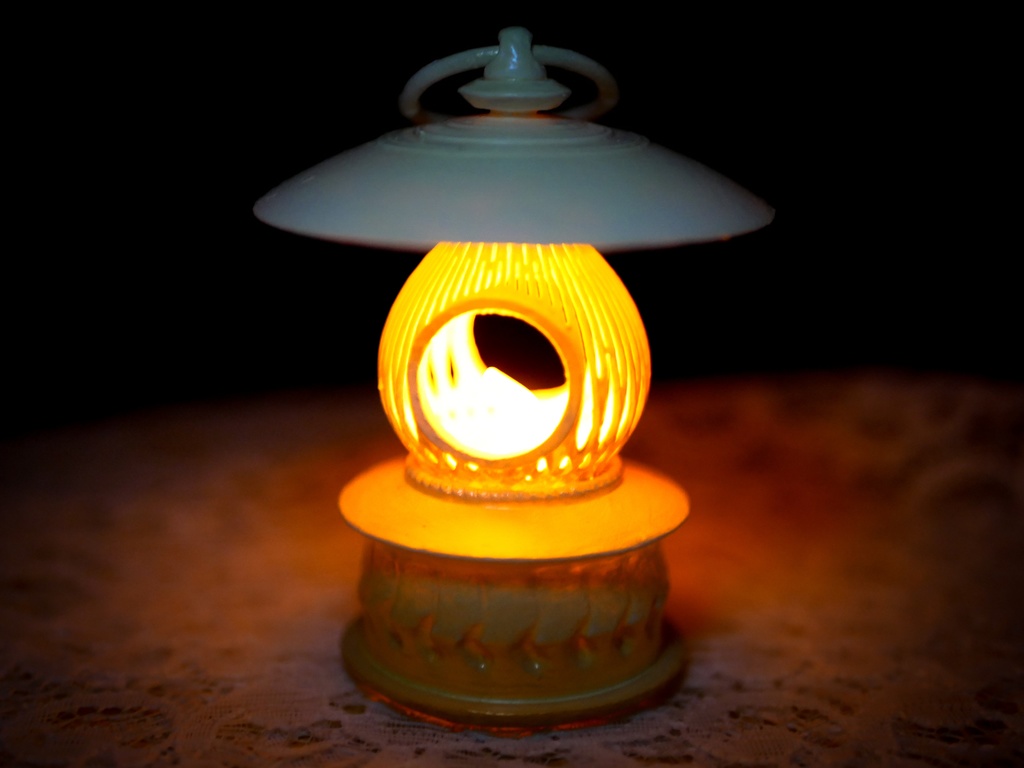 【終了】アンティーク調 ミニランタン(ホワイト)