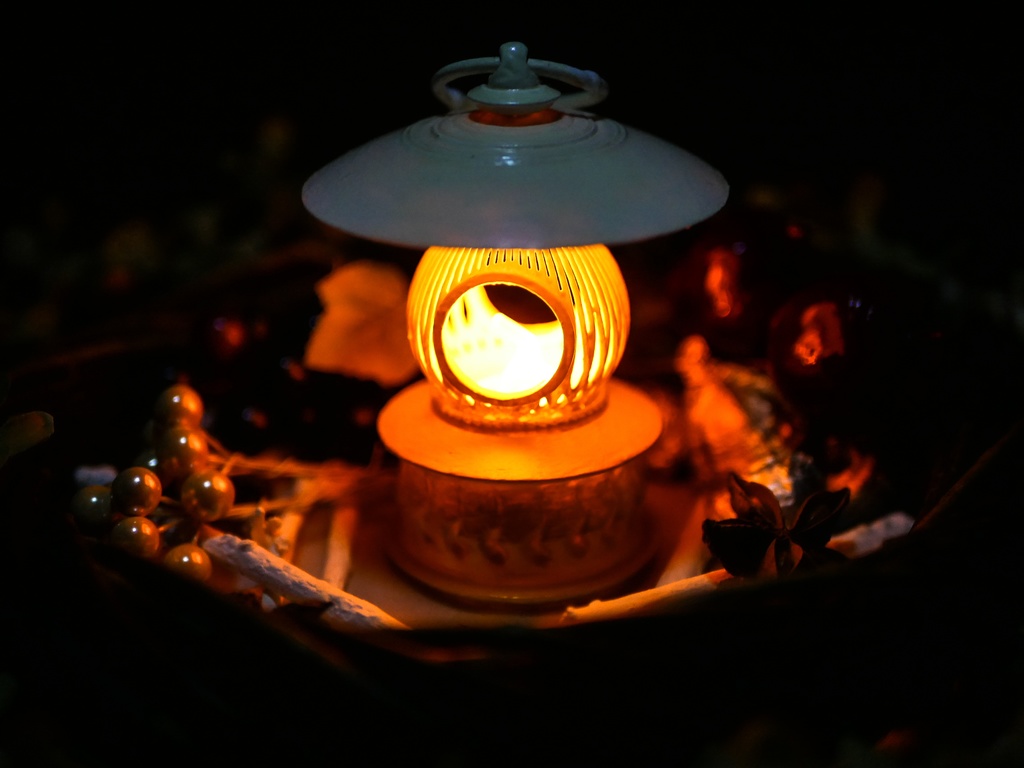 【終了】アンティーク調 ミニランタン(ホワイト)