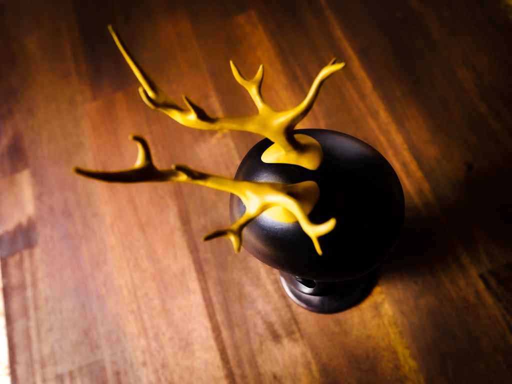 【終了】ミニ鹿角 ウッドナチュラル(40cmドール用)