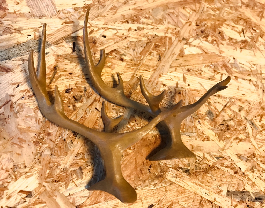 【終了】鹿角 ウッドナチュラル(60cmドール用)