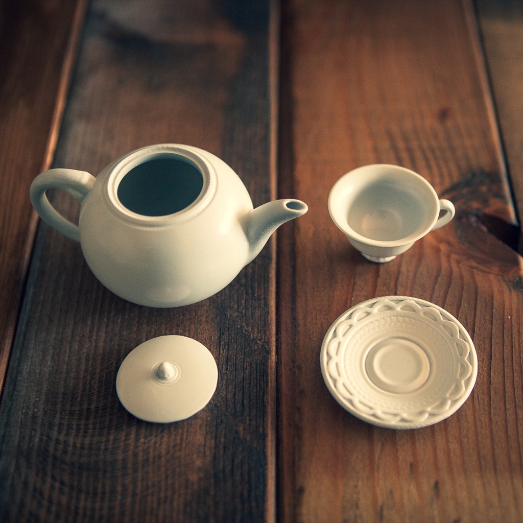 宝石貝ティーセット