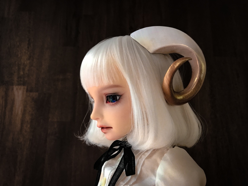 【終了】山羊角 3種(60cmドール用)