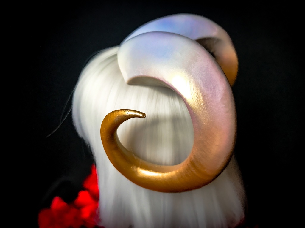 【終了】山羊角 3種(60cmドール用)