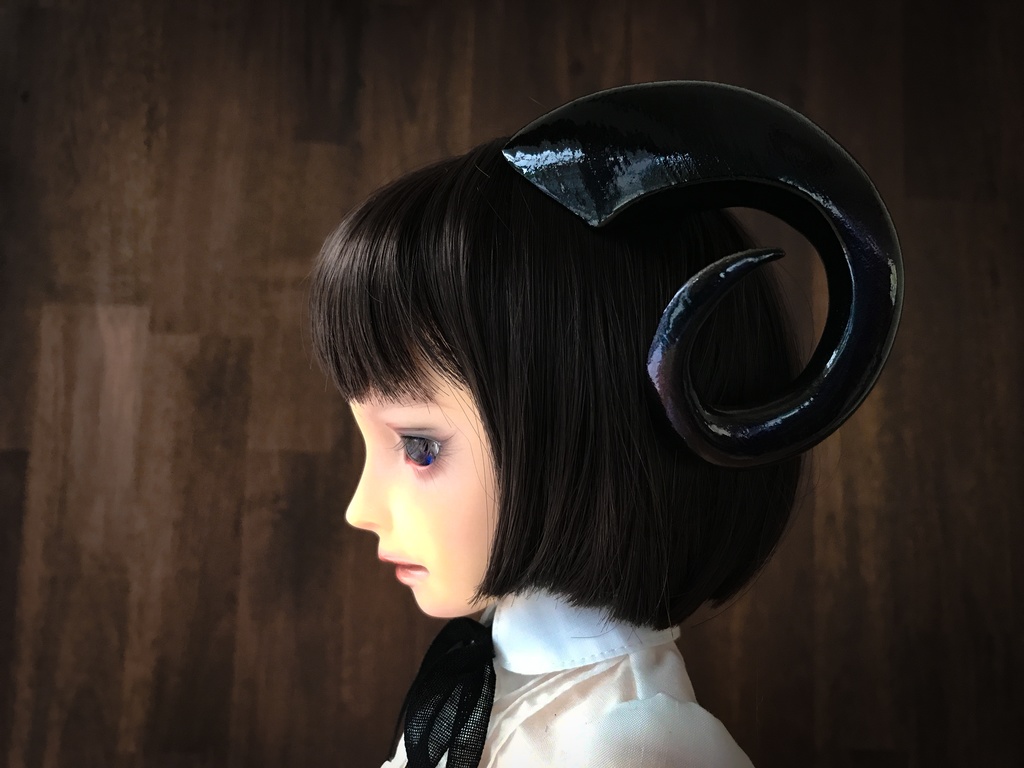 【終了】山羊角 3種(60cmドール用)