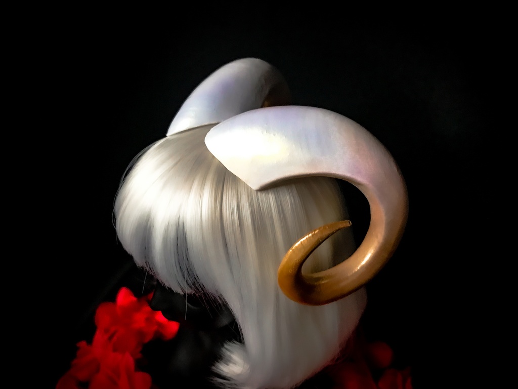 【終了】山羊角 3種(60cmドール用)