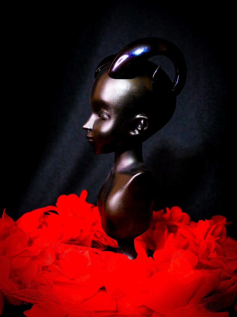 【終了】ミニ山羊角 (40cmドール用)