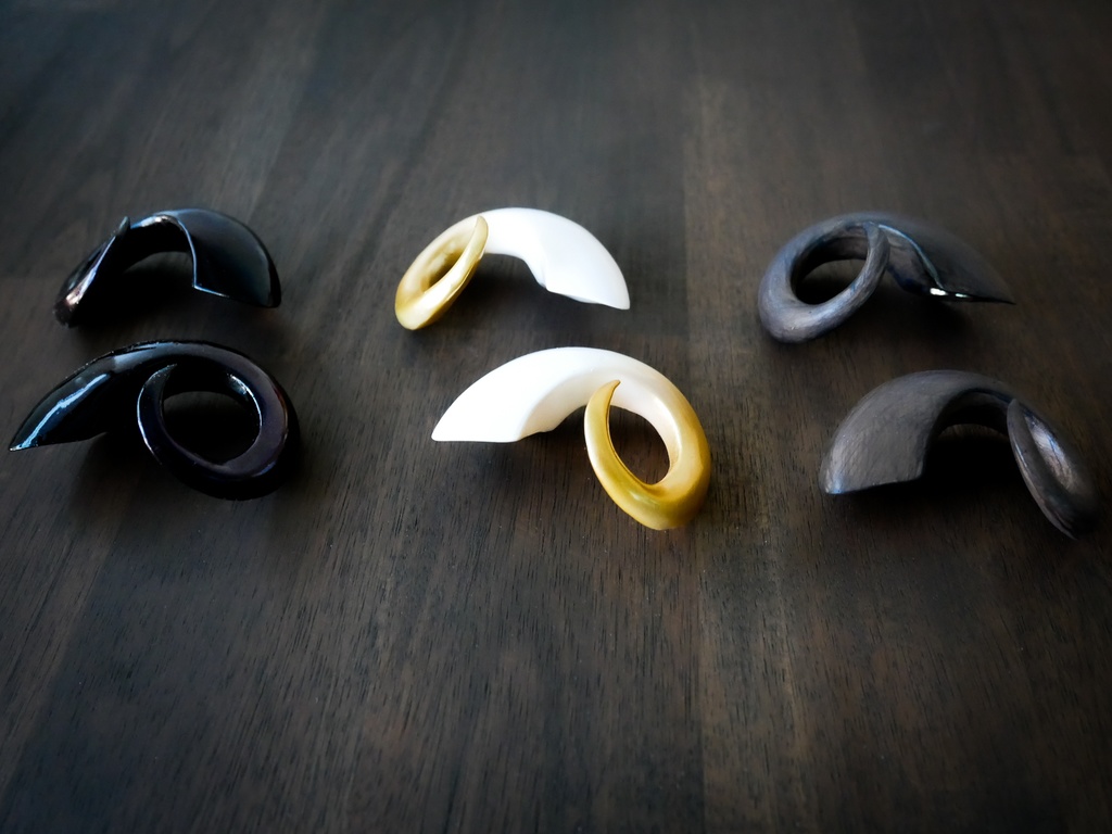 【終了】ミニ山羊角 (40cmドール用)