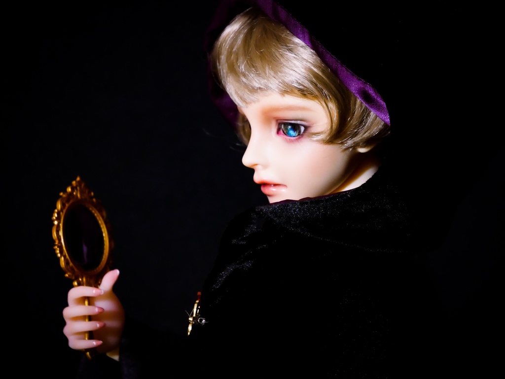 【終了】アンティーク調ハンドミラー 2種