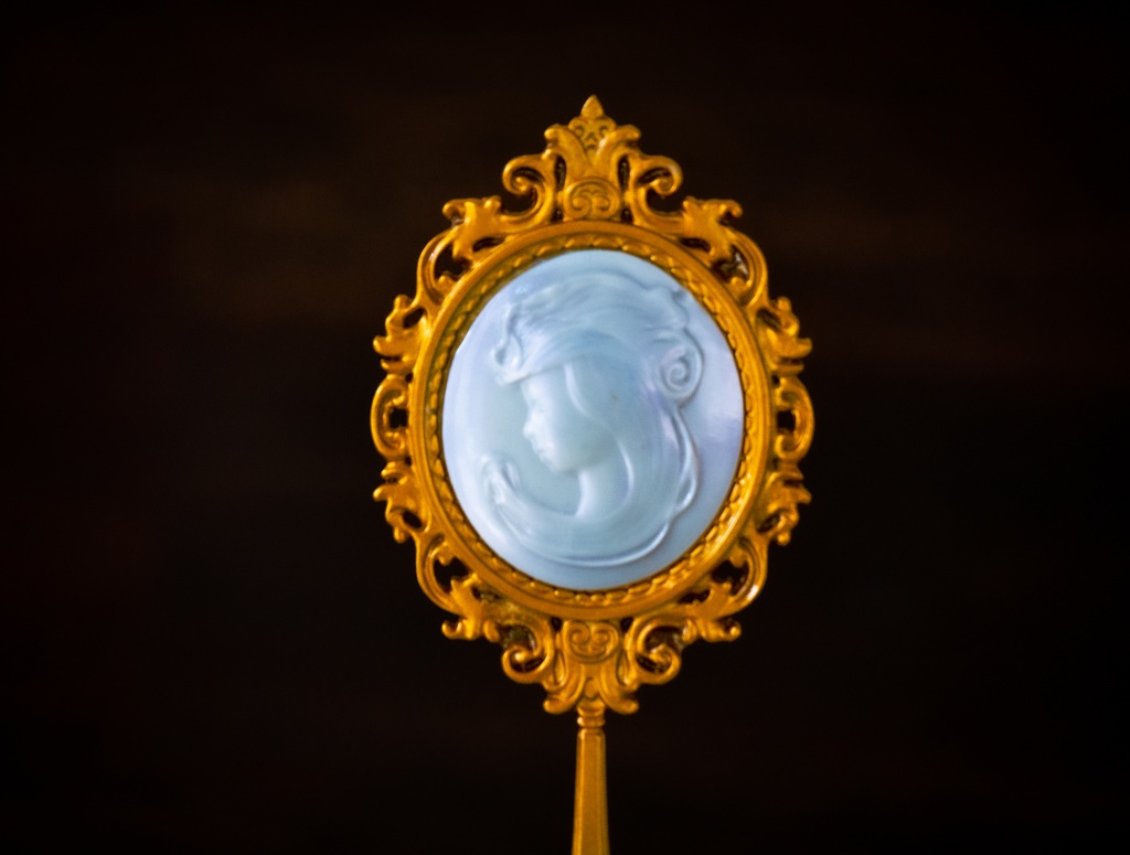 【終了】アンティーク調ハンドミラー 2種