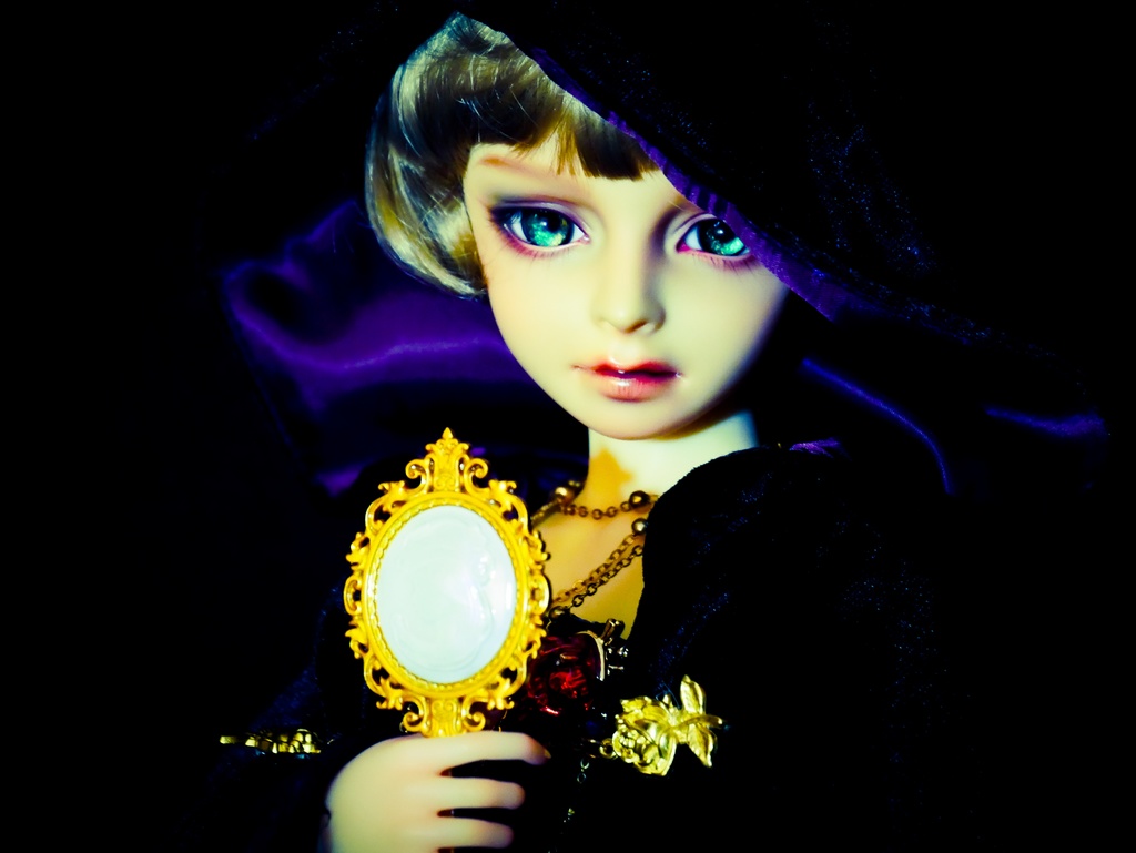 【終了】アンティーク調ハンドミラー 2種