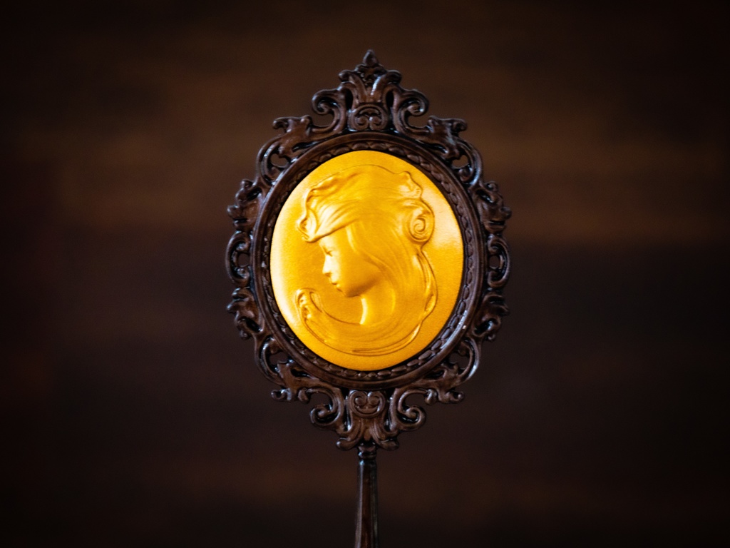 【終了】アンティーク調ハンドミラー 2種