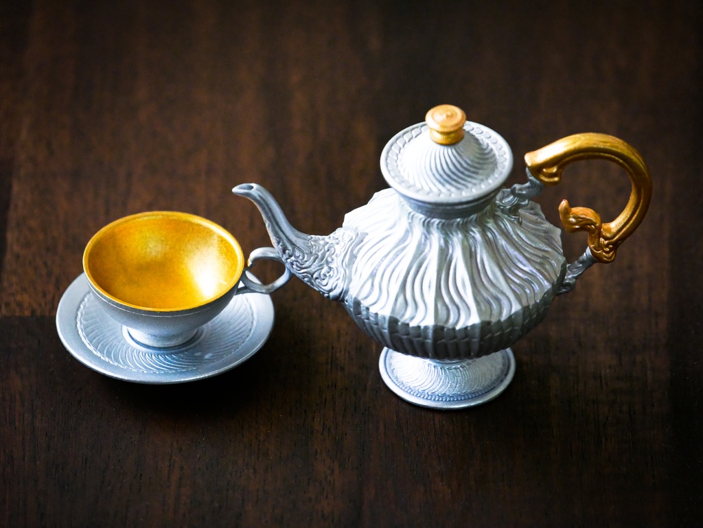 【終了】ミニアンティークティーセット 2022 version(40cmドール用)