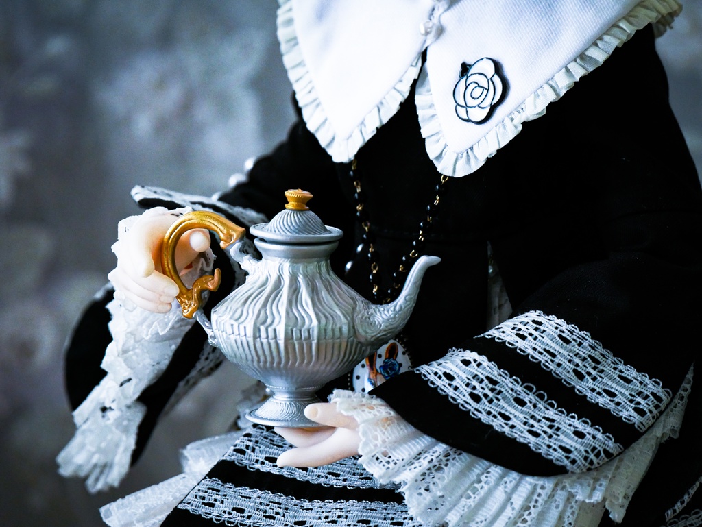 【終了】ミニアンティークティーセット 2022 version(40cmドール用)