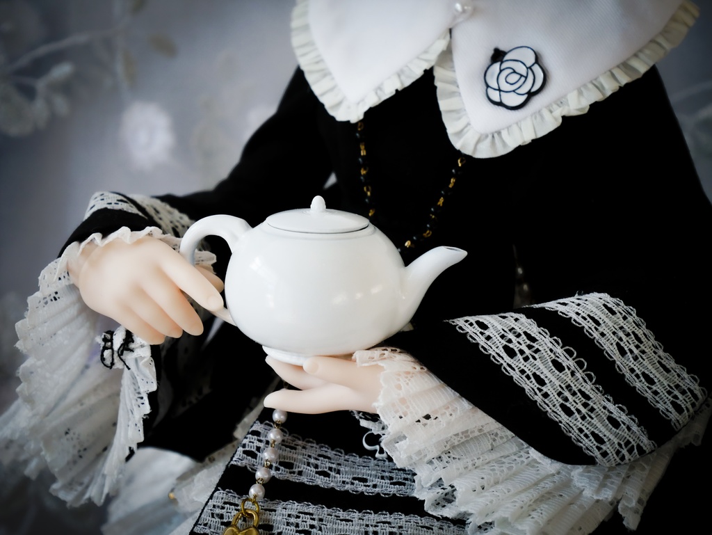 ミ二宝石貝ティーセット(40cmドール用)