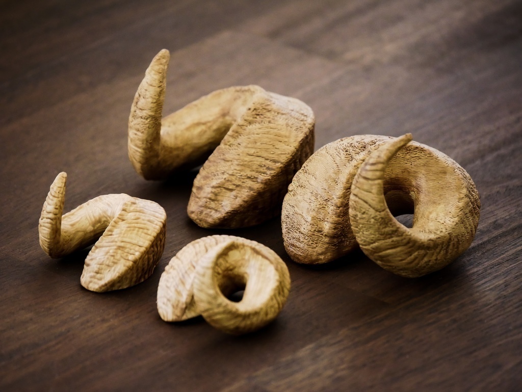 ミニ羊角 4種(40cmドール用)