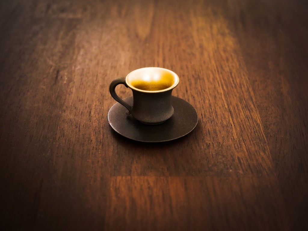 ミニコーヒーカップ&ソーサー 2種(40cmドール用)