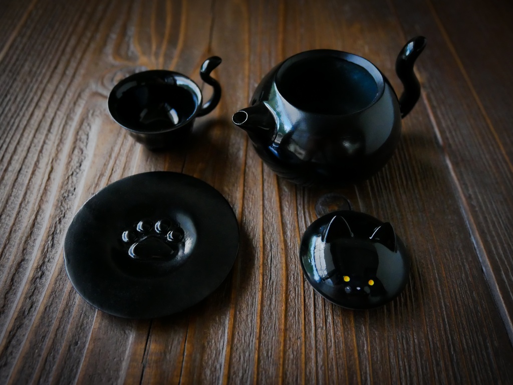 【セール】猫ティーセット 2種(60cmドール用)