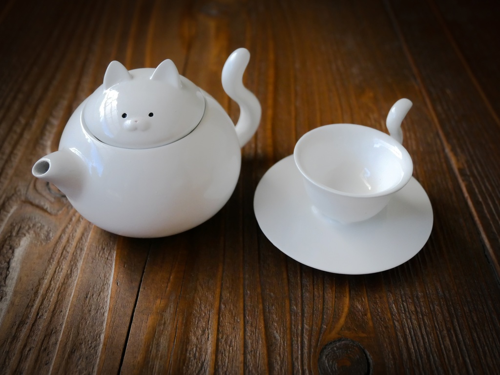 【セール】猫ティーセット 2種(60cmドール用)