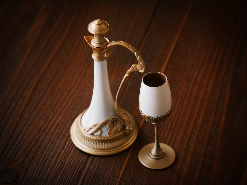 【セール】アンティークデカンタ 2種(60cmドール用)