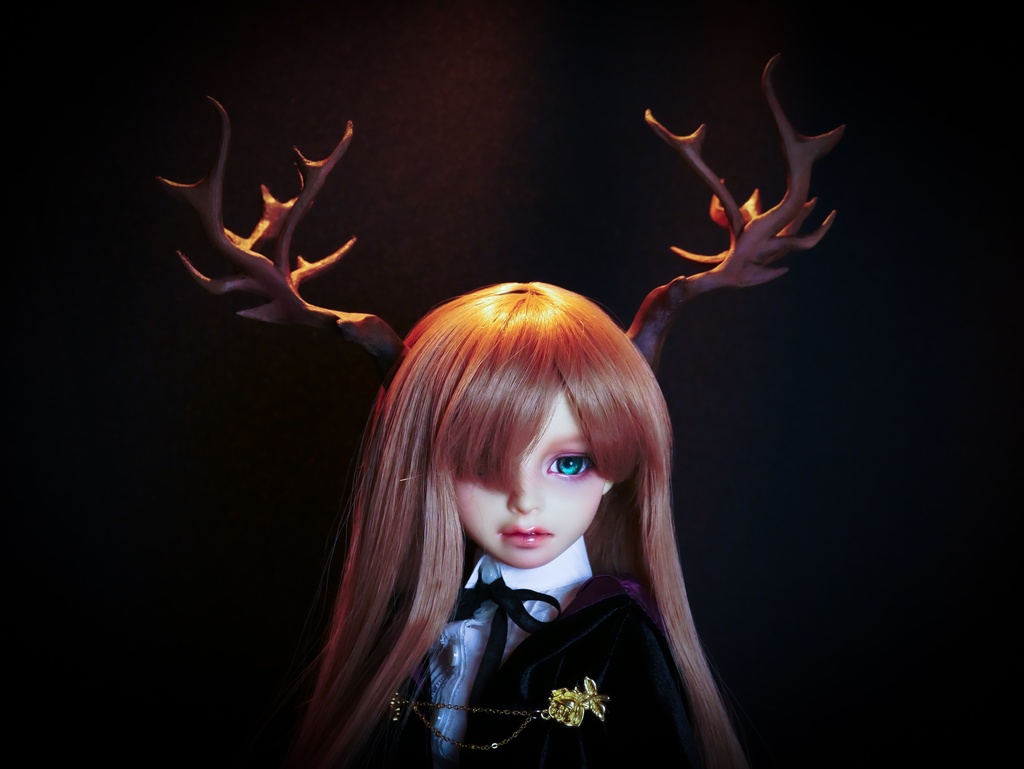 【セール】幻想角:神鹿 3種(60cmドール用)