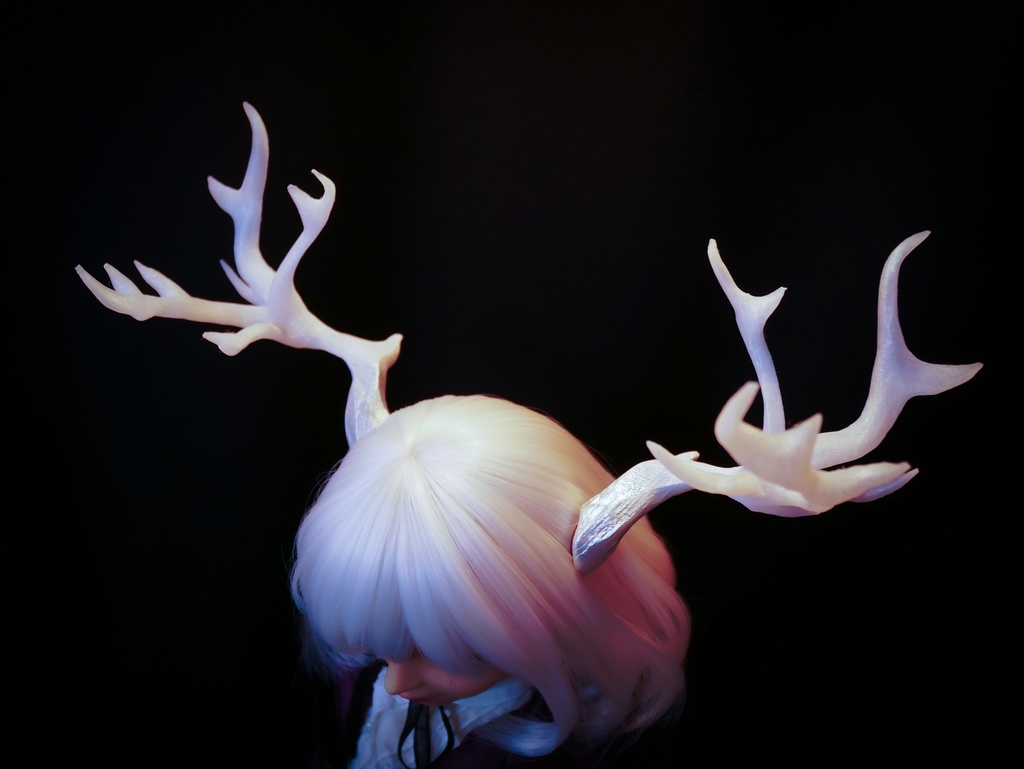 【セール】幻想角:神鹿 3種(60cmドール用)