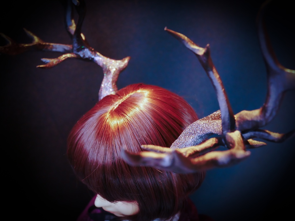 【セール】幻想角:神鹿 3種(60cmドール用)