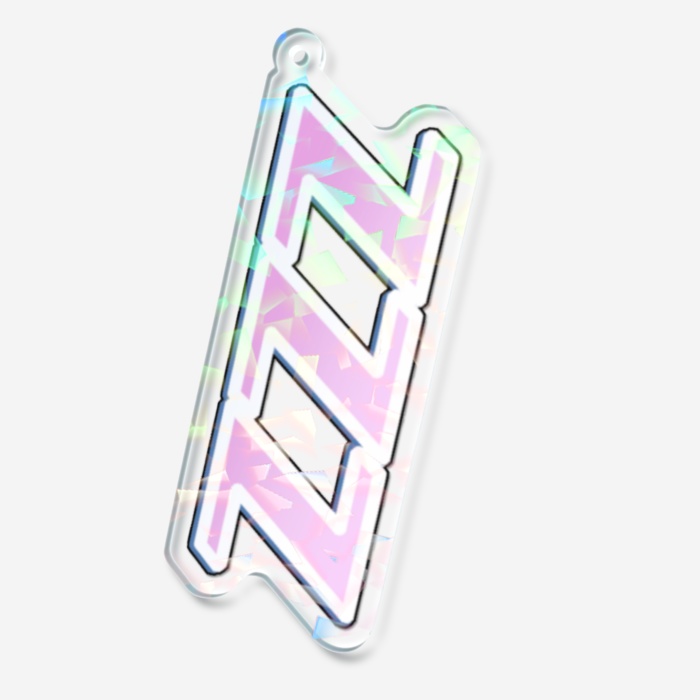 zzzマークアクリルキーホルダー（全２種）