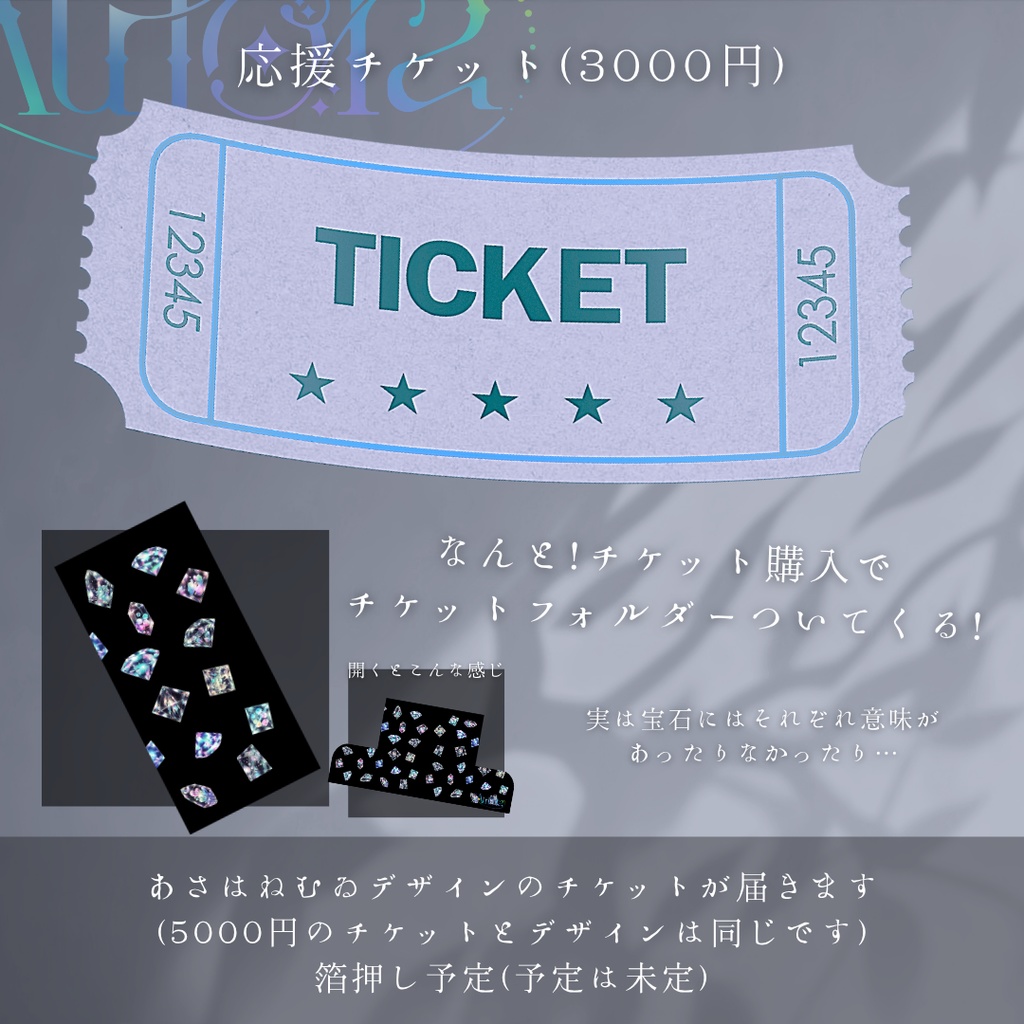 【Aurora】応援チケット（3000円）