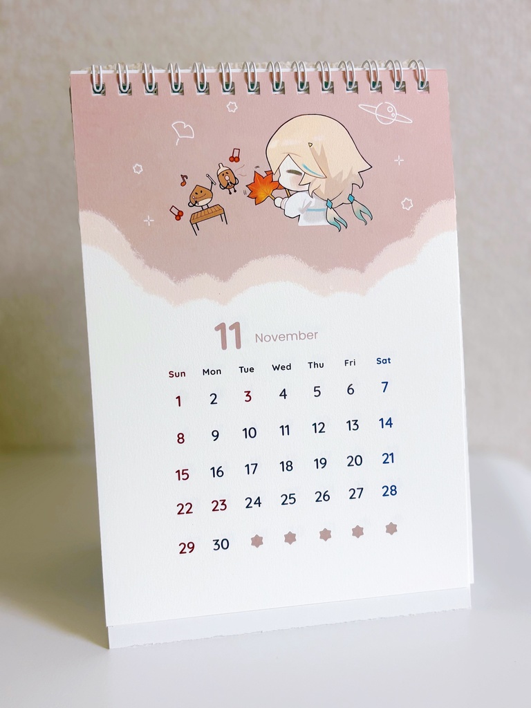 📅2026年 月めくり卓上カレンダー