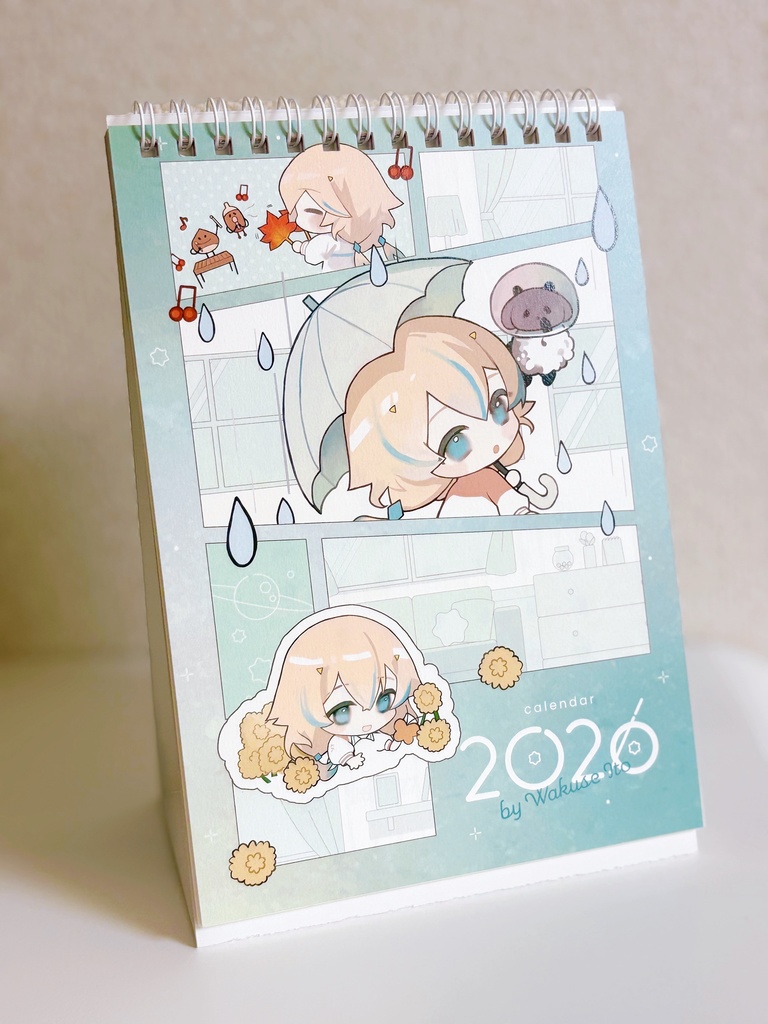 📅2026年 月めくり卓上カレンダー