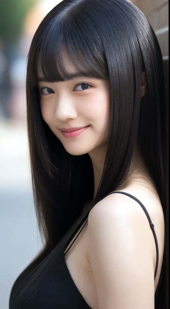 写真のようなAI美少女画像-V「都会の天使たち」