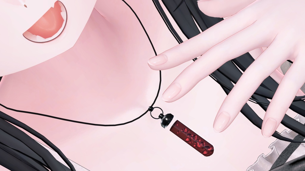 Veil of gem【VRC想定】カプセルネックレス