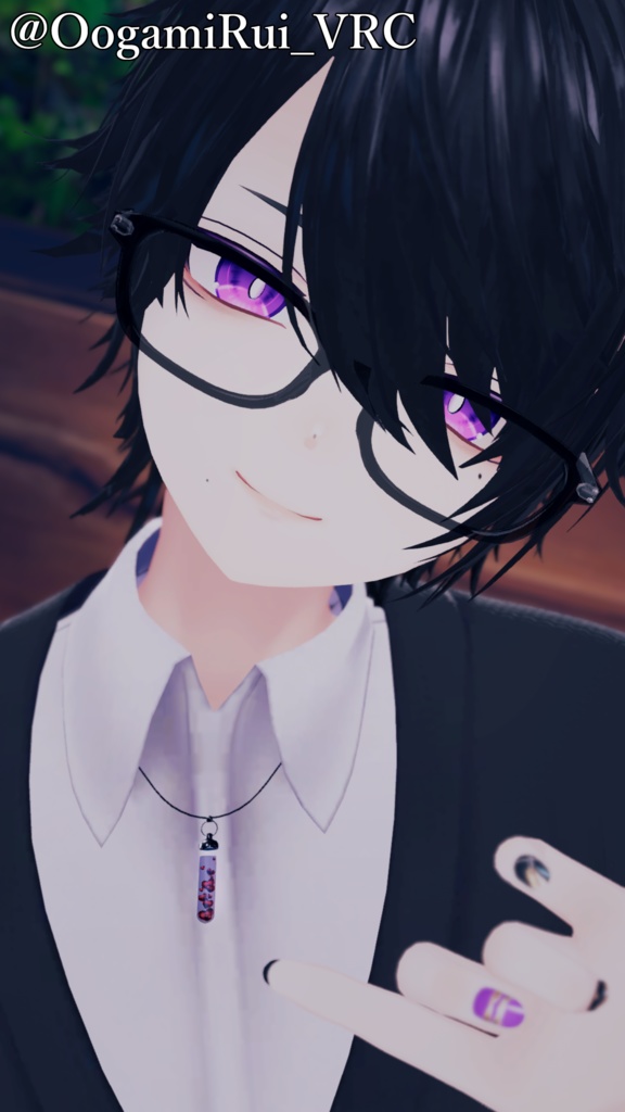 Veil of gem【VRC想定】カプセルネックレス