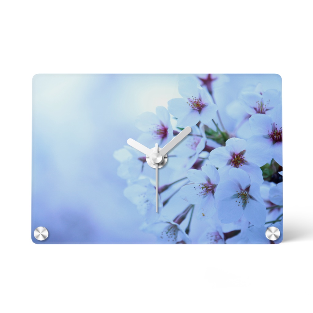 SAKURA/アクリル時計