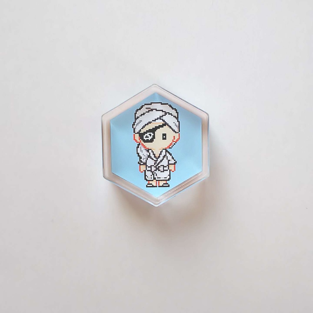 ドット絵アクリルマグネット