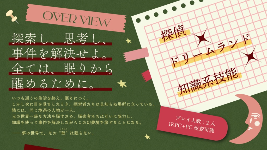 CoC「Logic never sleeps story-幻夢境にて、理は眠らず-」SPLL:E188385