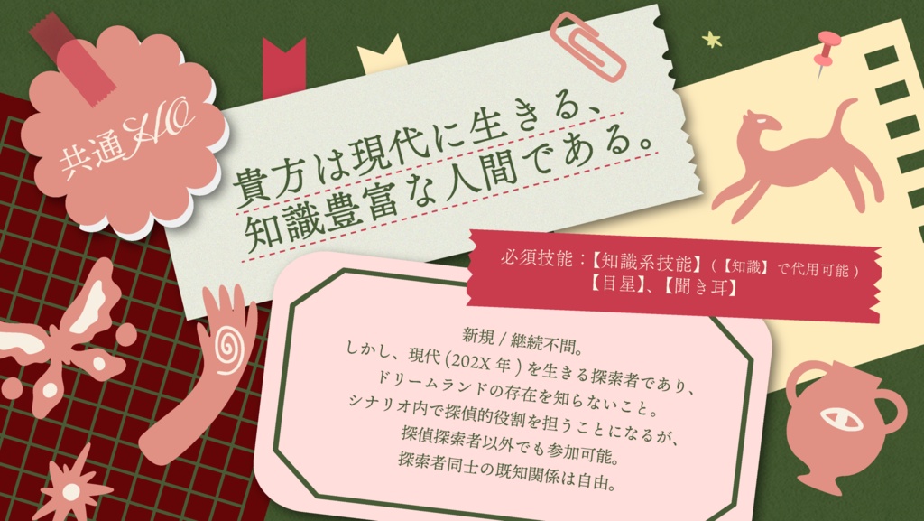 CoC「Logic never sleeps story-幻夢境にて、理は眠らず-」SPLL:E188385