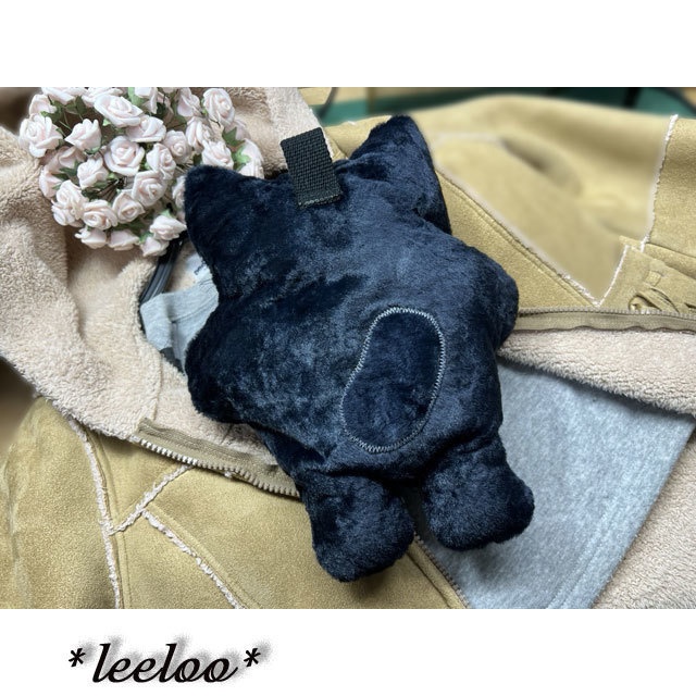 ★★里親募集中★超デカ黒猫ヤローのポーチ★★