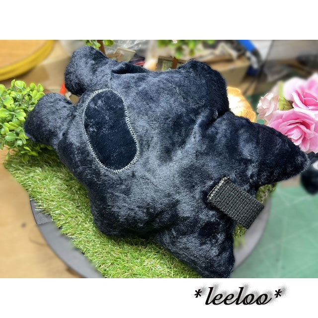 ★★里親募集中★超デカ黒猫ヤローのポーチ★★