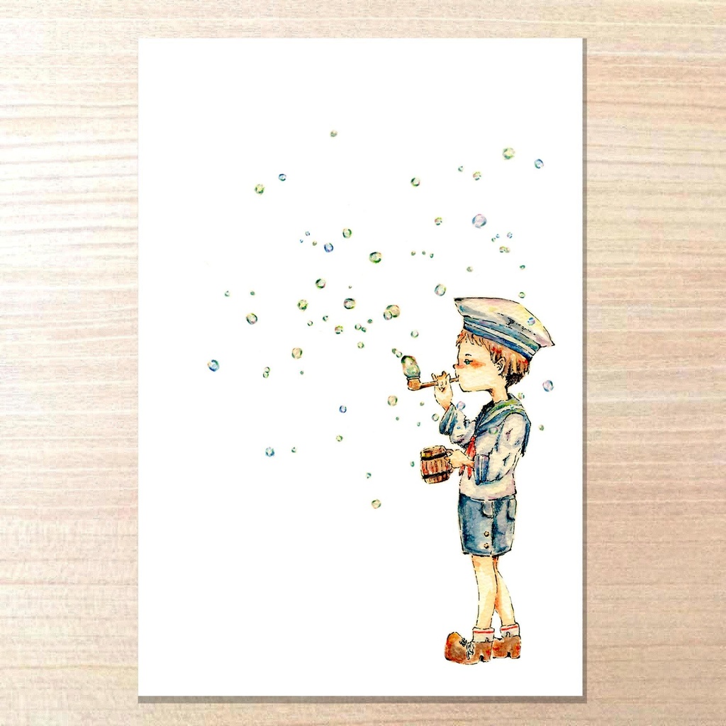 小さな水兵さんのポストカード