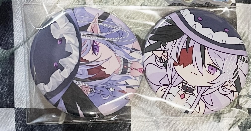 ⛴鱏砂あまる 缶バッジキーホルダー⏳