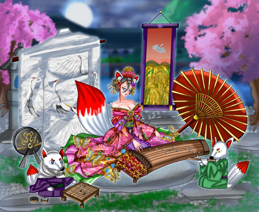 【アクスタ】風流狐の嫁入り前夜