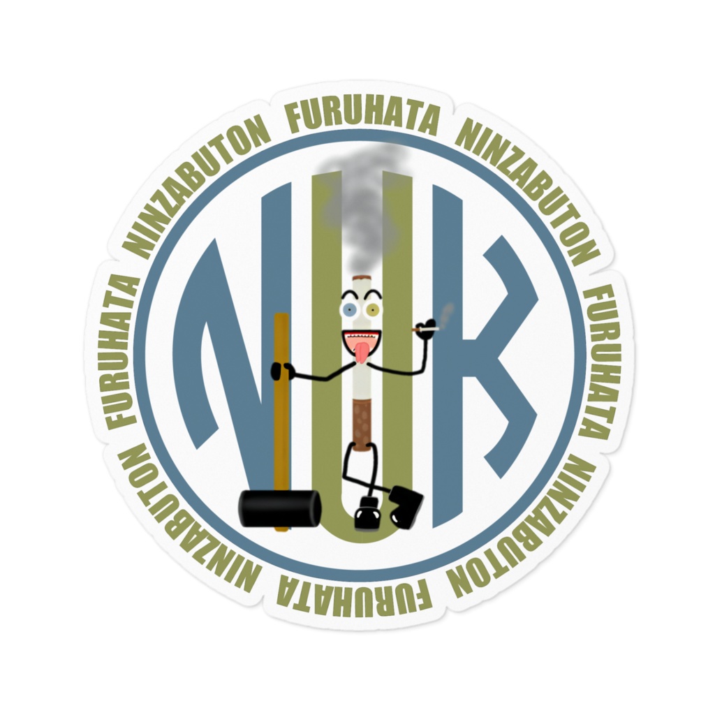 NUKOロゴ&ﾀﾊﾞｽｹステッカー