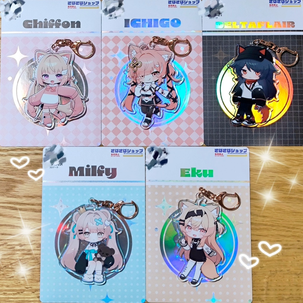 【受注生産】ツヤツヤラメアクキー【12種】