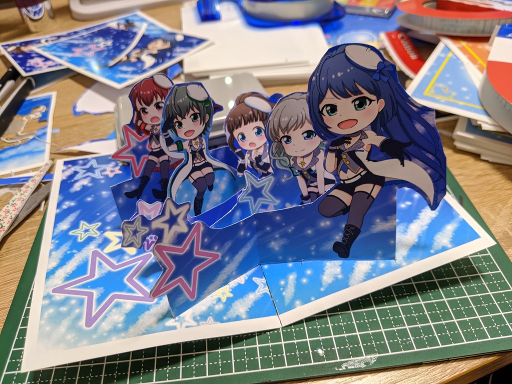 アイドルプロジェクト 飛び出すカード