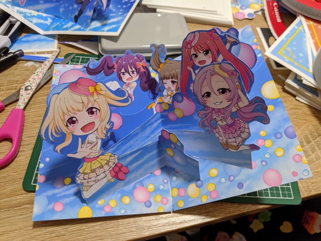 アイドルプロジェクト 飛び出すカード