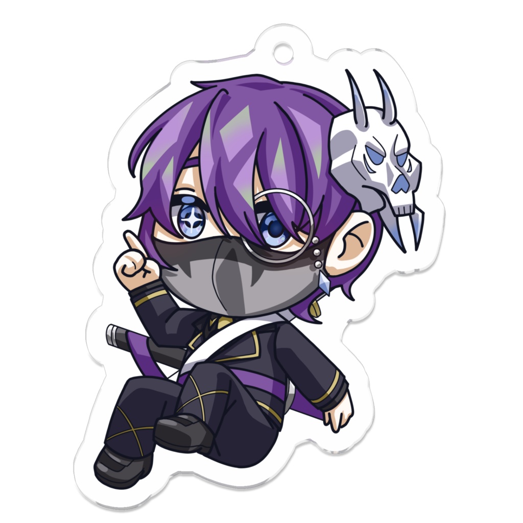 【1周年記念グッズ】管理人・陽斗🧹🕰️🤍アクリルキーホルダー